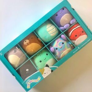 Squishmallows Mini 5” Sealife Squad Plush 8 Pack Bundle - NEW IN SEALED …